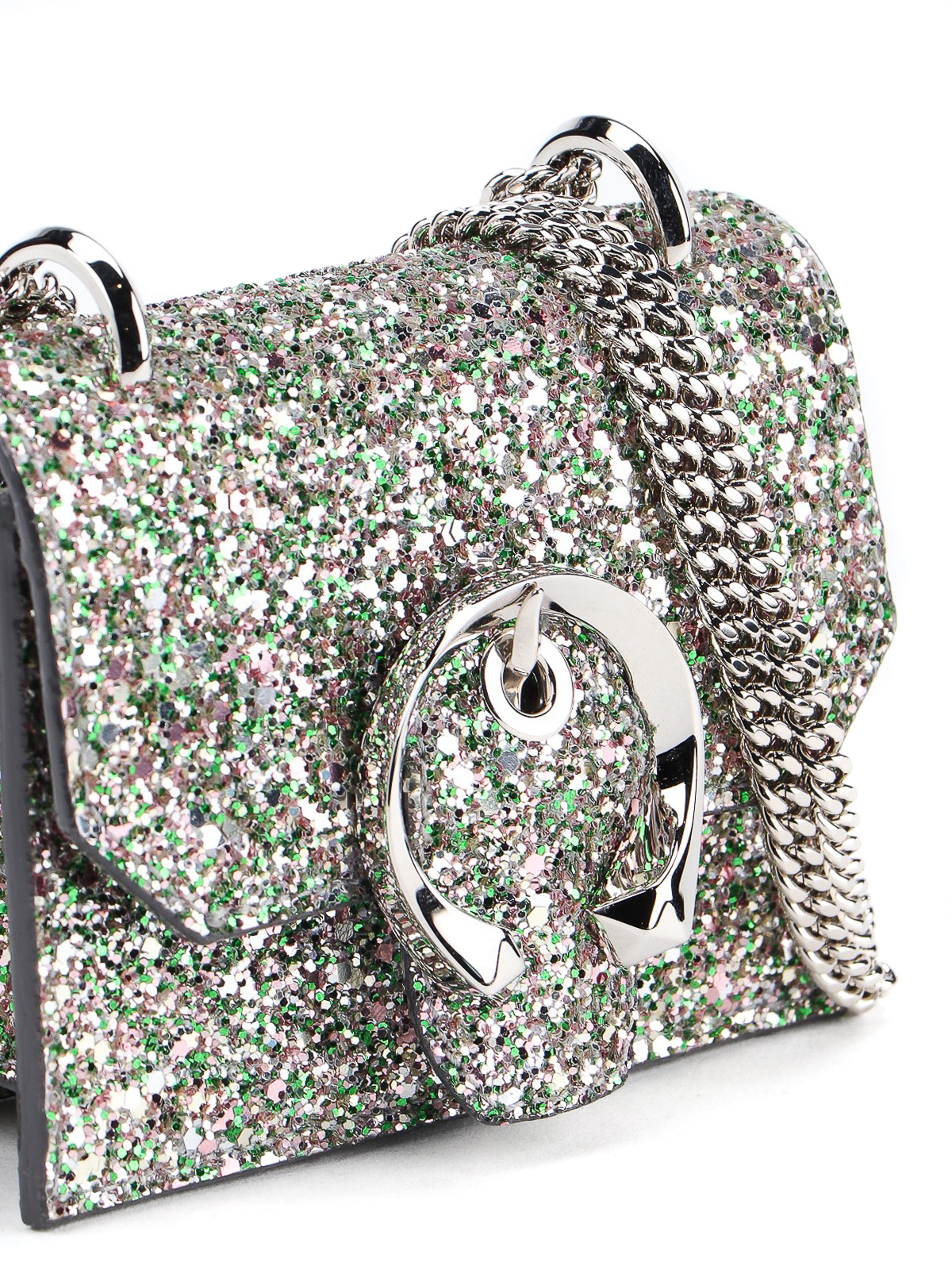 Jimmy Choo Mini Paris bag - Green - Women|MINIPARISCGFPEPPERMINT
