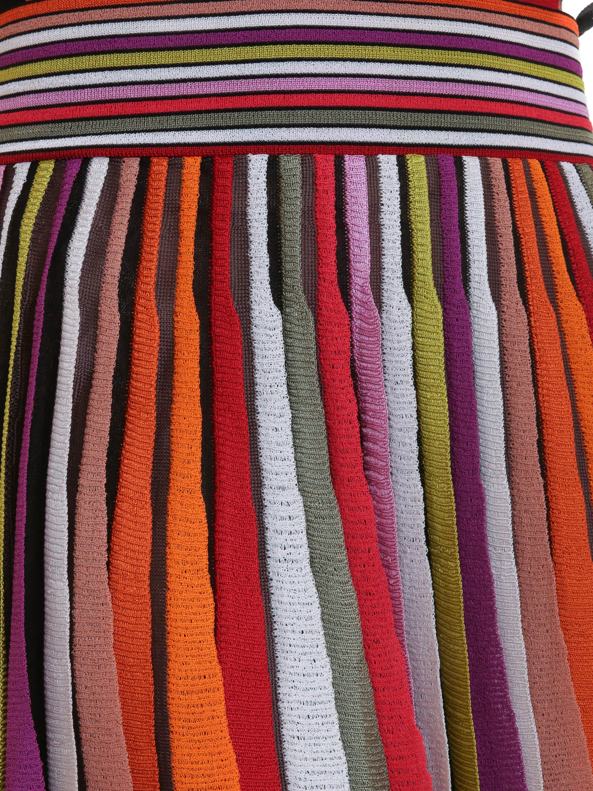 Missoni Knitted pleated mini skirt - Multicolour | MD1946263681