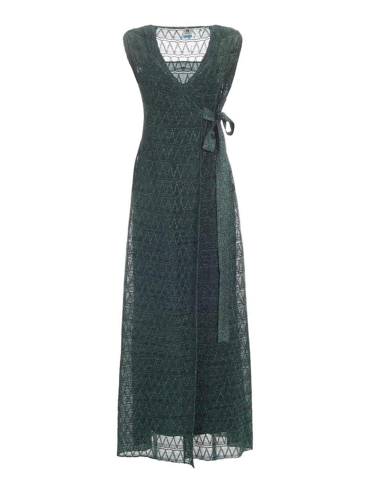 missoni lame lace dress Short dress in lam viscose blend with lace motif Multicoloured