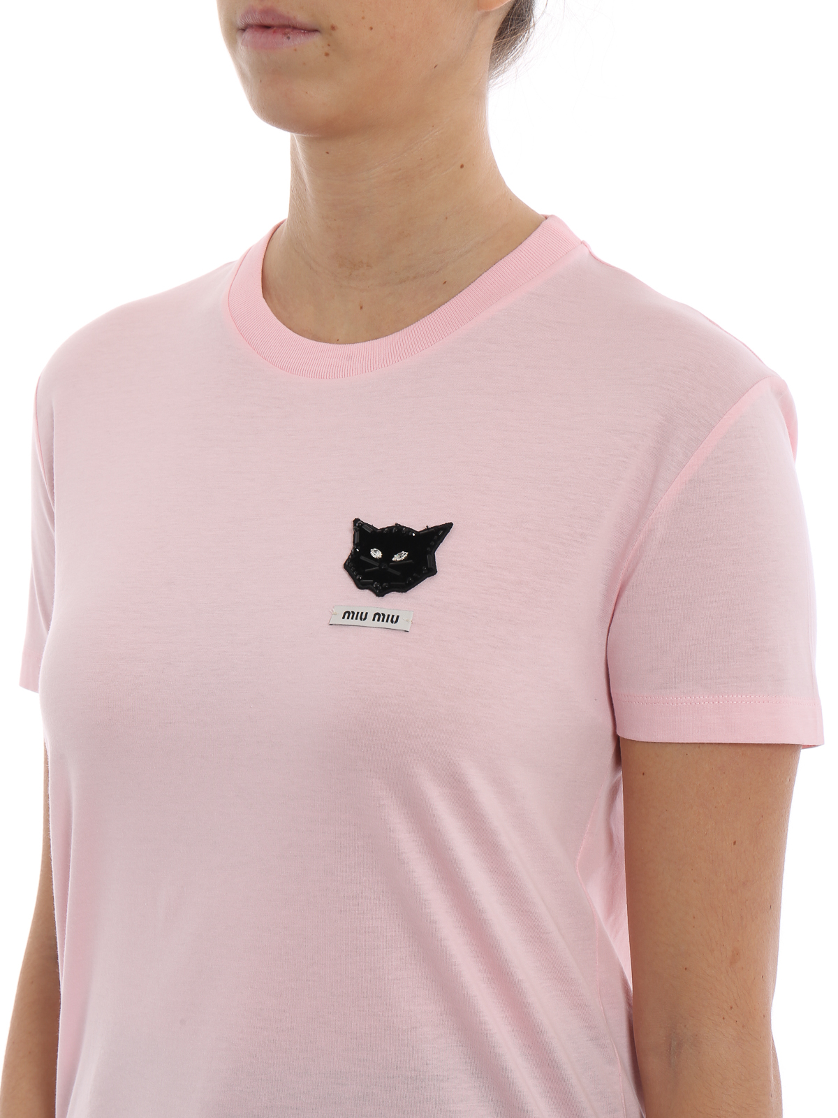 ミュウミュウ Tシャツ 猫-