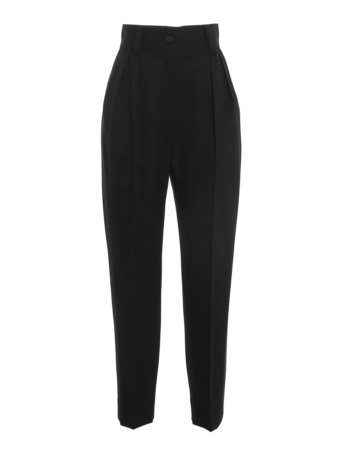 Miu Miu Stretch wool carrot fit trousers - Black Miu Miu Stretch wool carrot fit trousers - Black