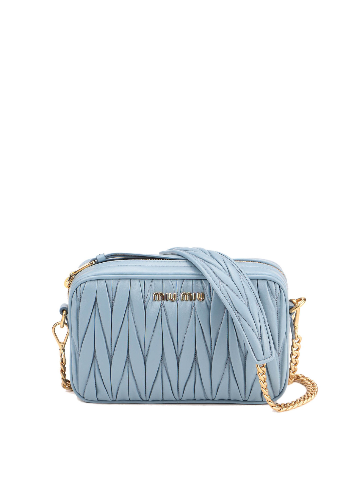 Cross body bags Miu Miu - Matelassé napa cross body bag - 5BH118N88VOOMF0637