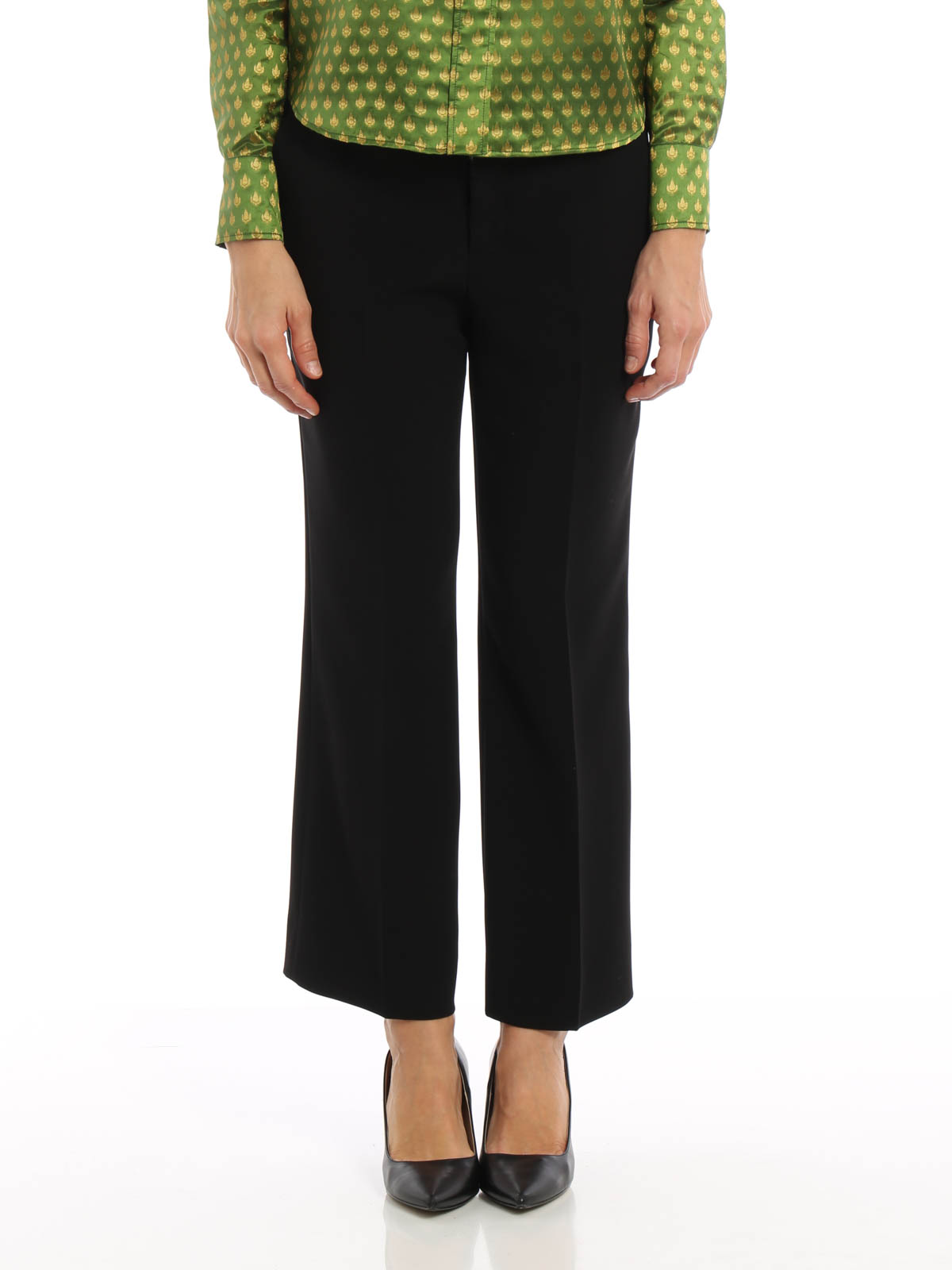 Miu miu wide discount leg tailored trousers