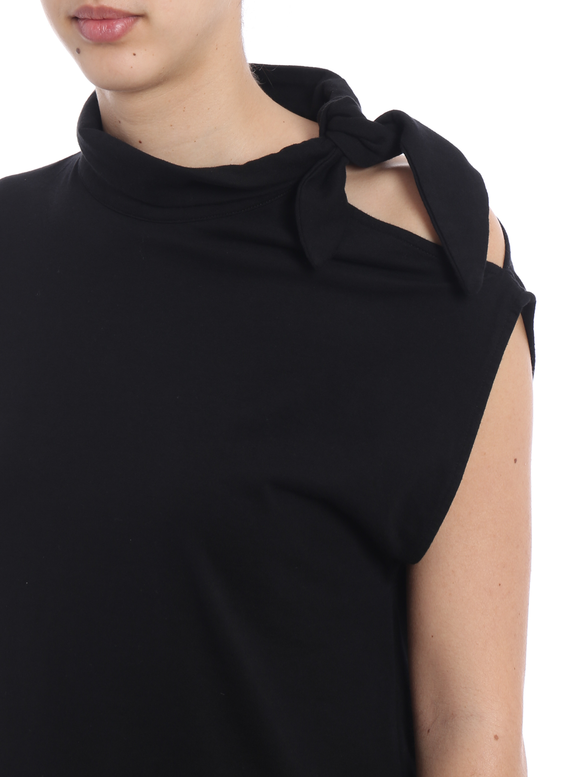 MM6 Maison Margiela トップ/タンクトップ - 黒|S32NC0515S21058900