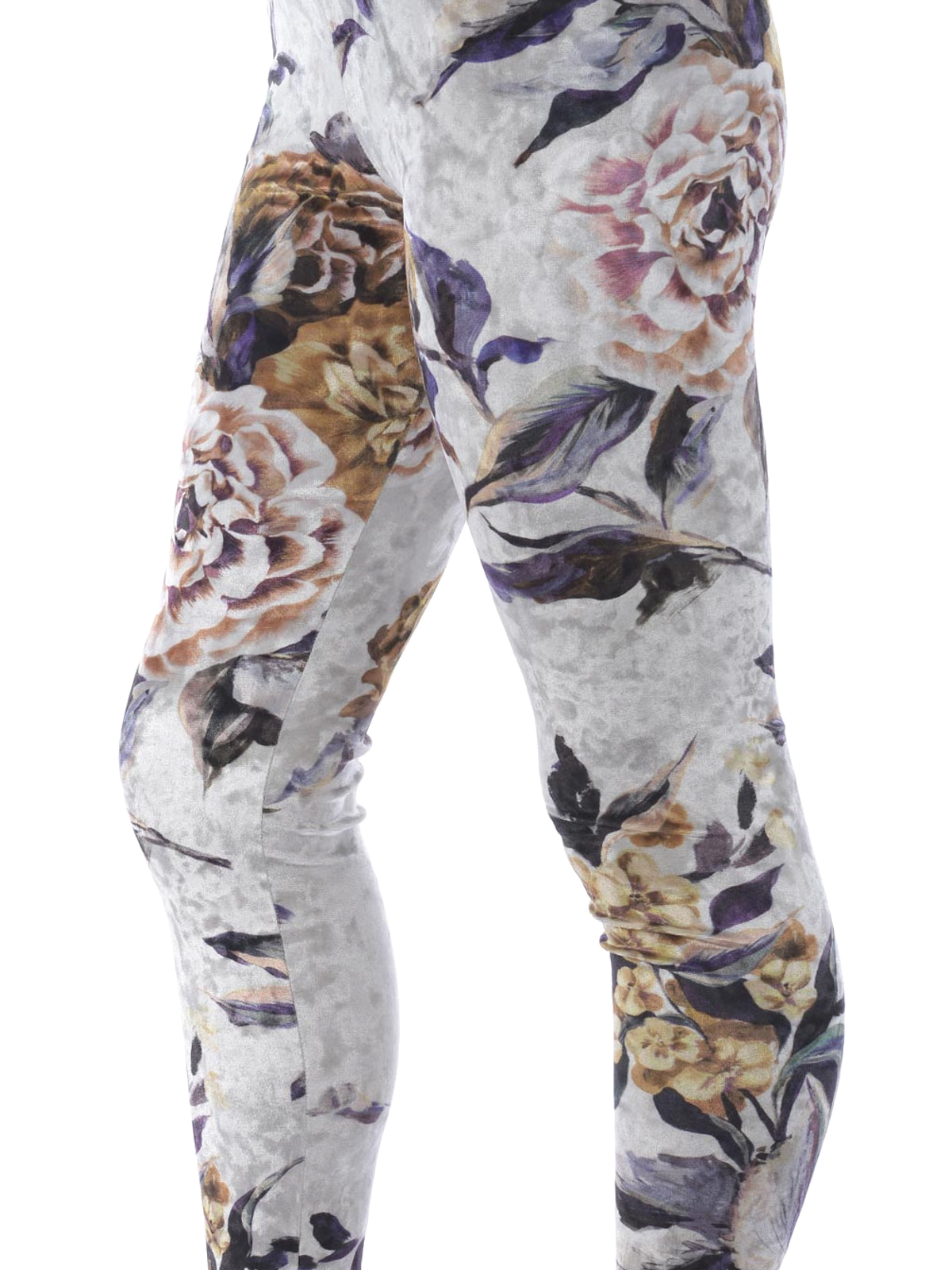 Leggings MM6 Maison Margiela - Floral chenille leggings