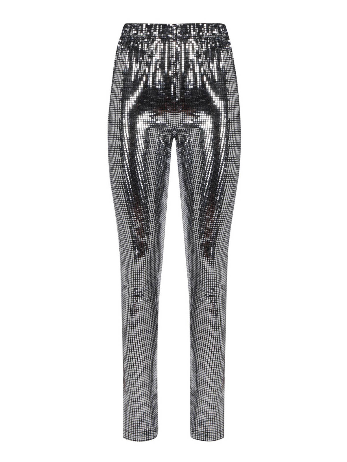 MM6 Maison Margiela Silver tone leggings S32KA0627S23734905