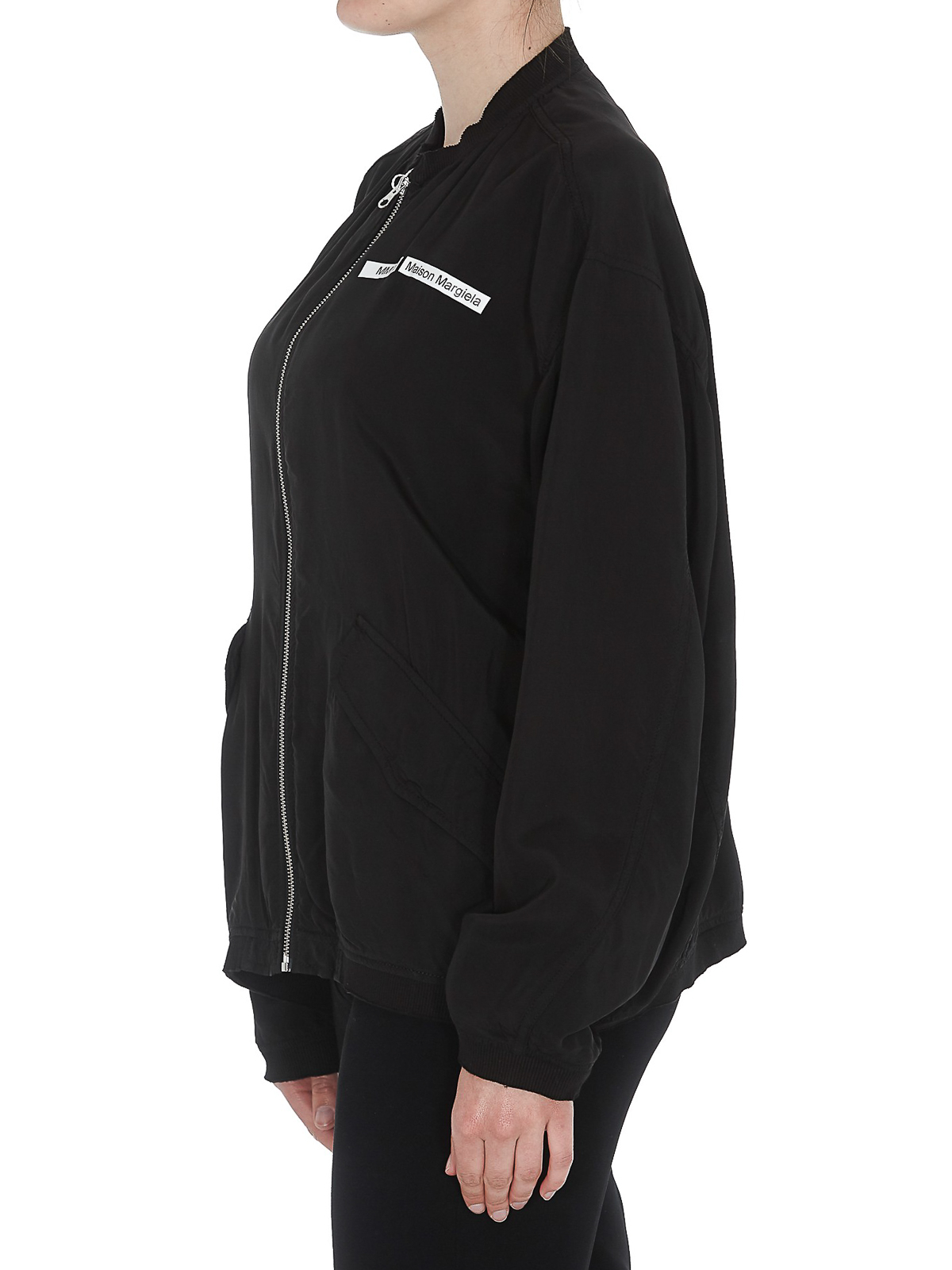 Sweatshirts & Sweaters MM6 Maison Margiela - Zip-up black viscose