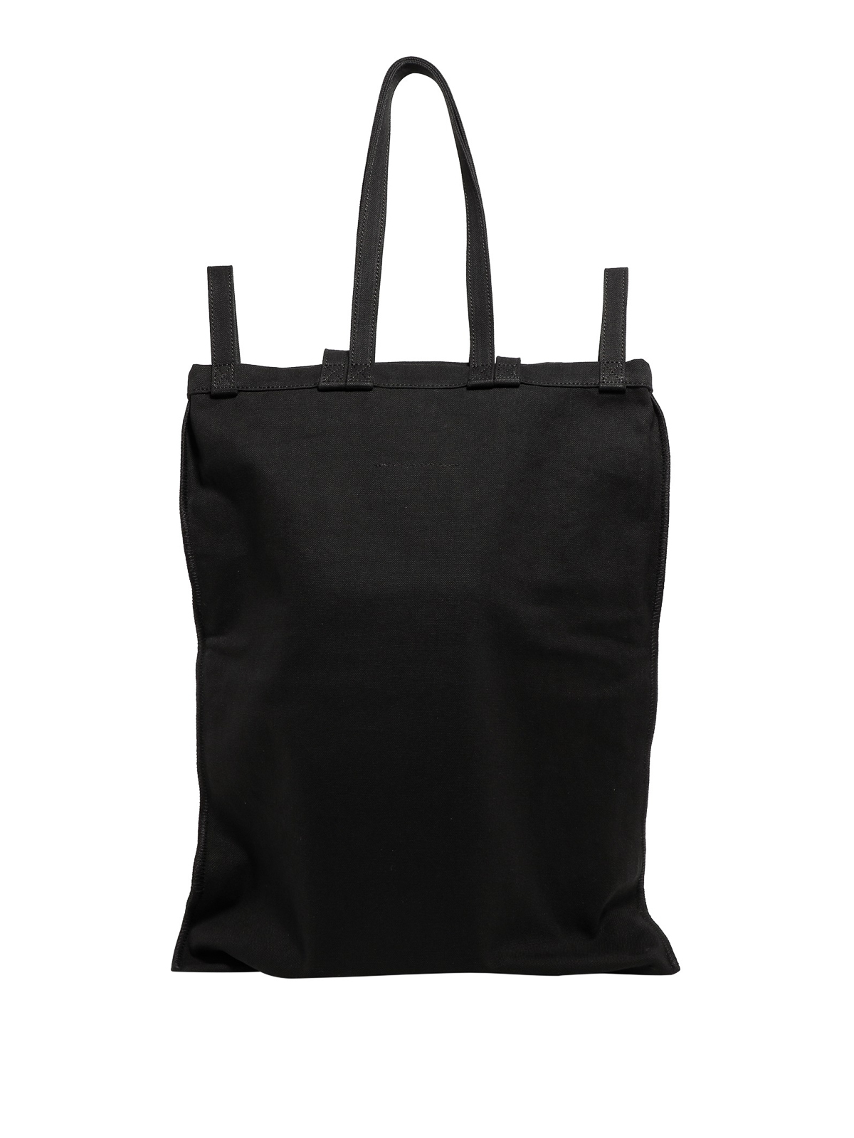 トートバッグ MM6 MAISON MARGIELA BLACK CANVAS SHOPPING BAG MM6 Maison Margiela - Large Canvas Shopping Bag | HBX