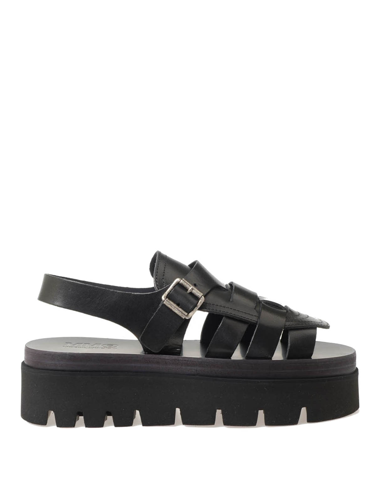 Sandals MM6 Maison Margiela - Wedge sandals - S59WP0011SX9548900BLACK