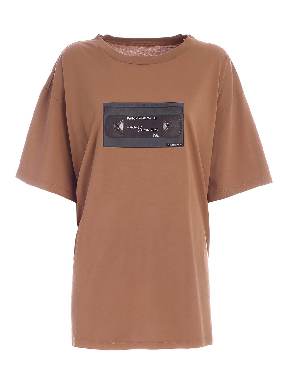 MM6 Maison Margiela Tシャツ - ブラウン|S32GC0580S23588132