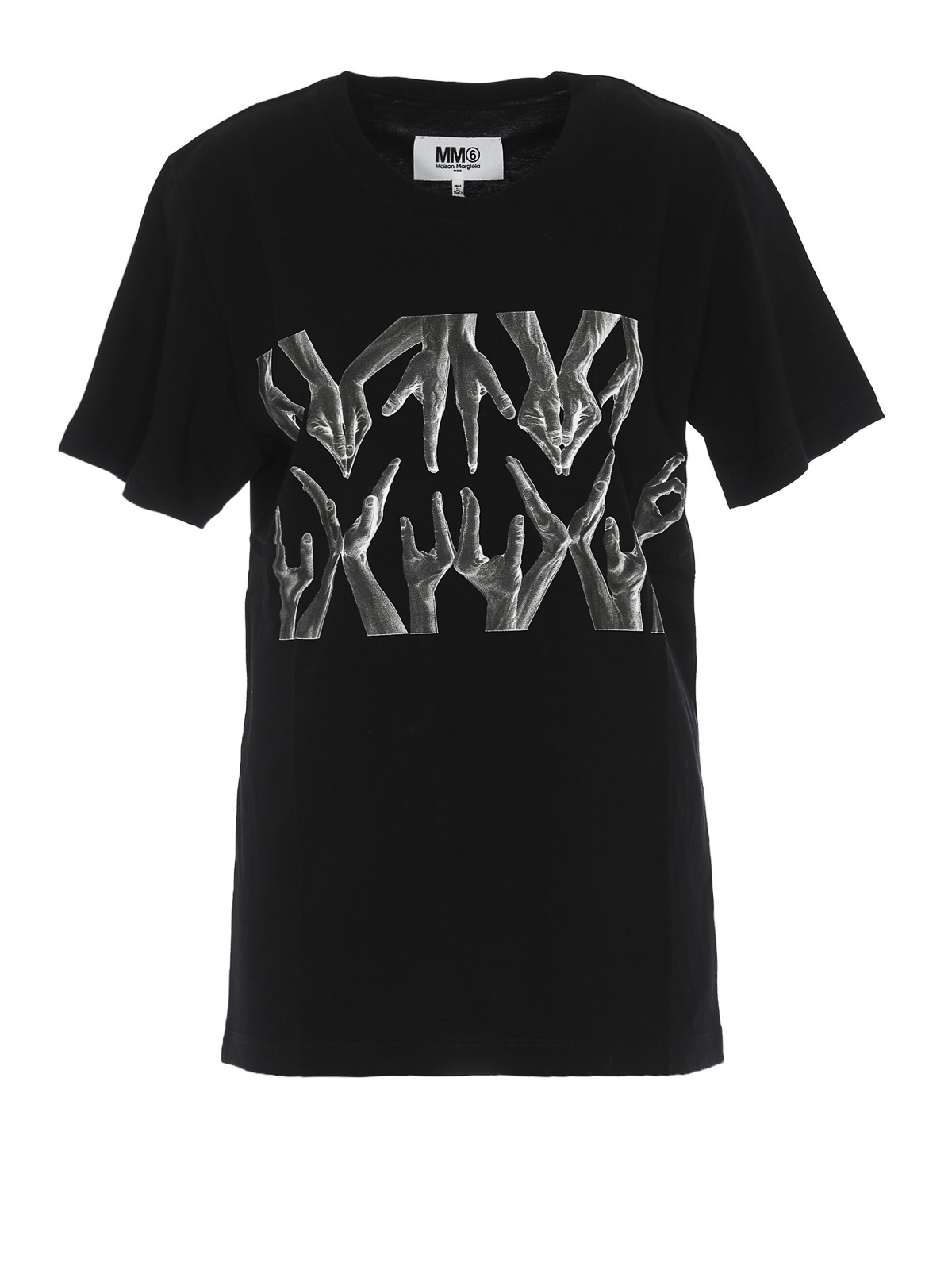 Tシャツ・カットソー MM6 Maison Margiela Print T-shirt T-shirt Maison Margiela Embroidered Numbers Logo Tee