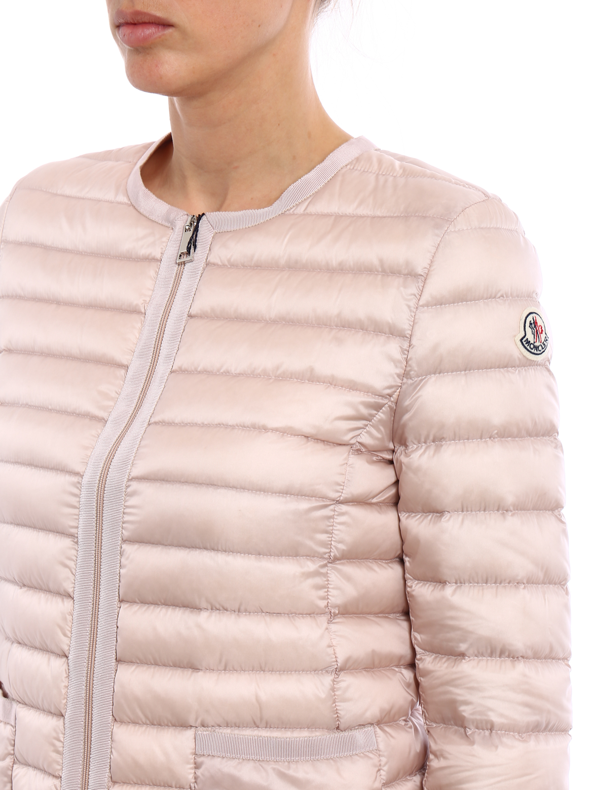 Padded jackets Moncler - Almandin bon ton light pink jacket