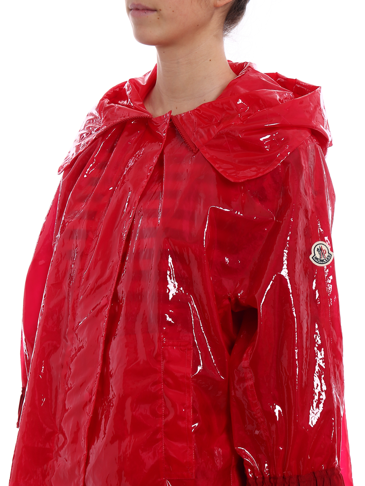 Short coats Moncler - Astrophy red short coat - D10934910705549QA455