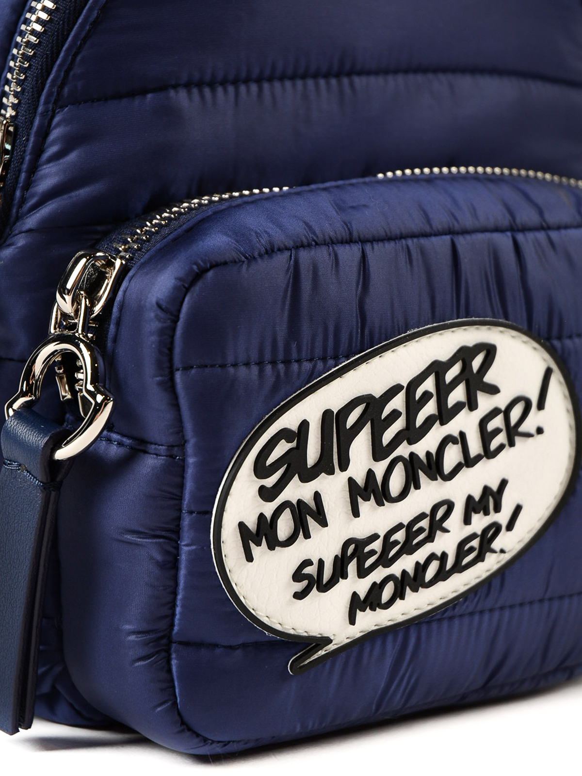 Cross body bags Moncler - Kilia PM blue nylon cross body bag