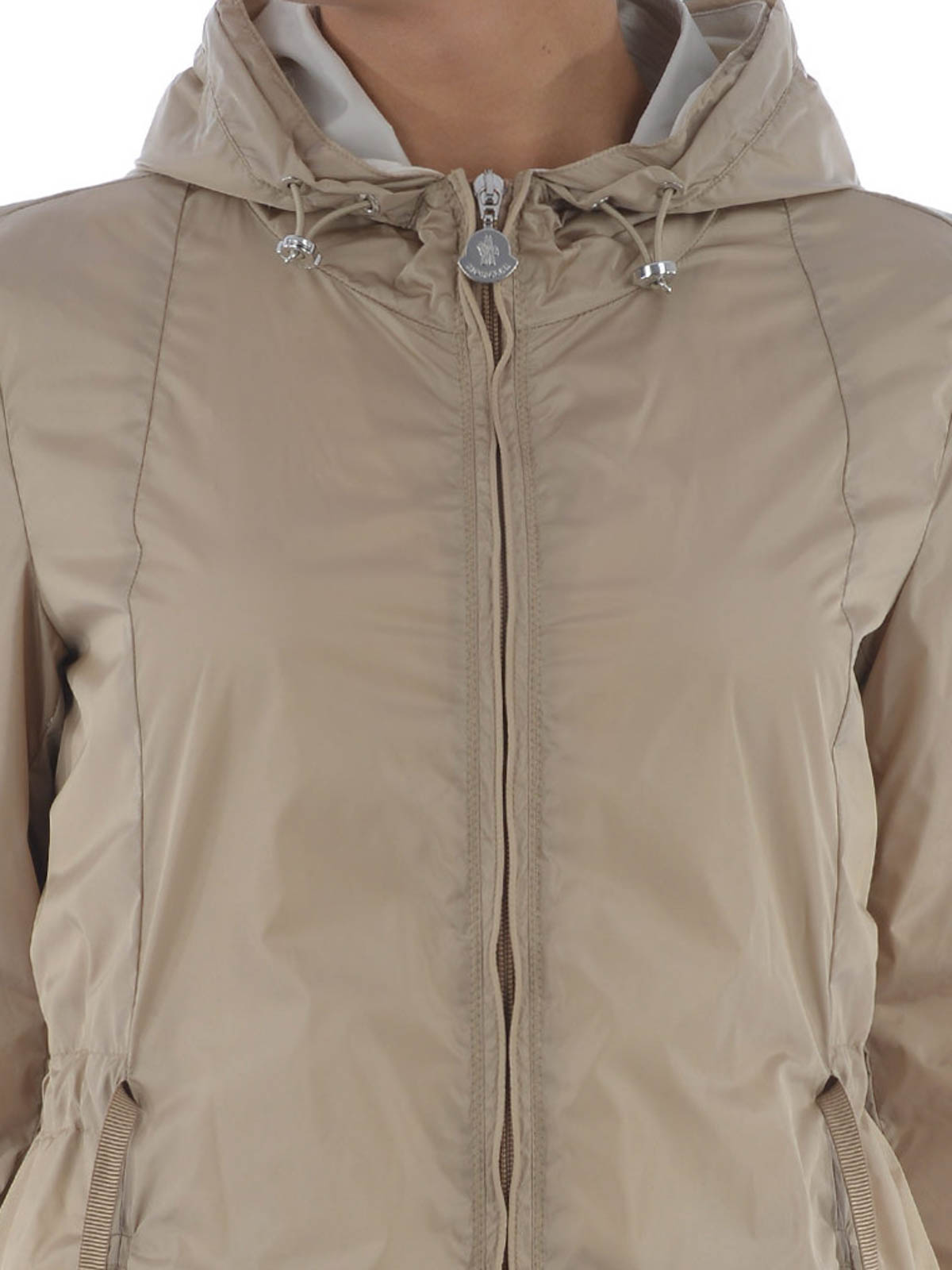 Moncler Ombre nylon overcoat - Beige - Women | 491430554164230