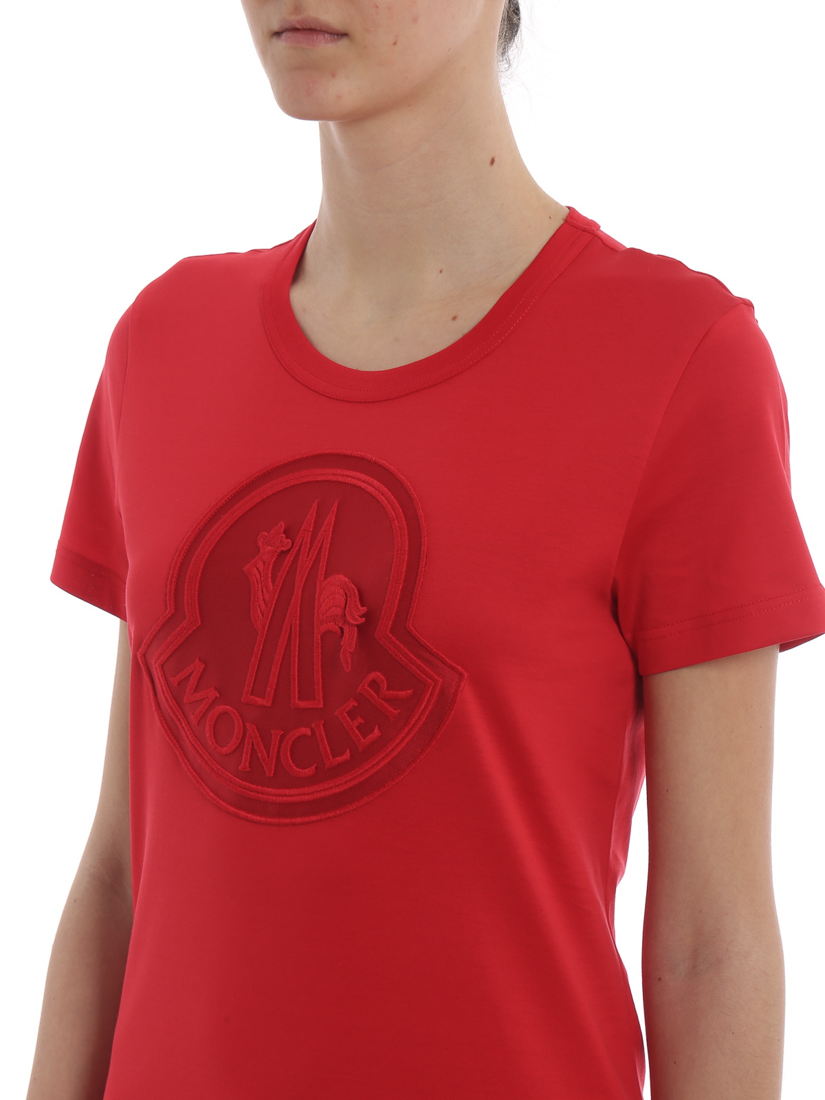 Tシャツ Moncler - Tシャツ - 赤 - E109380629008390X45C