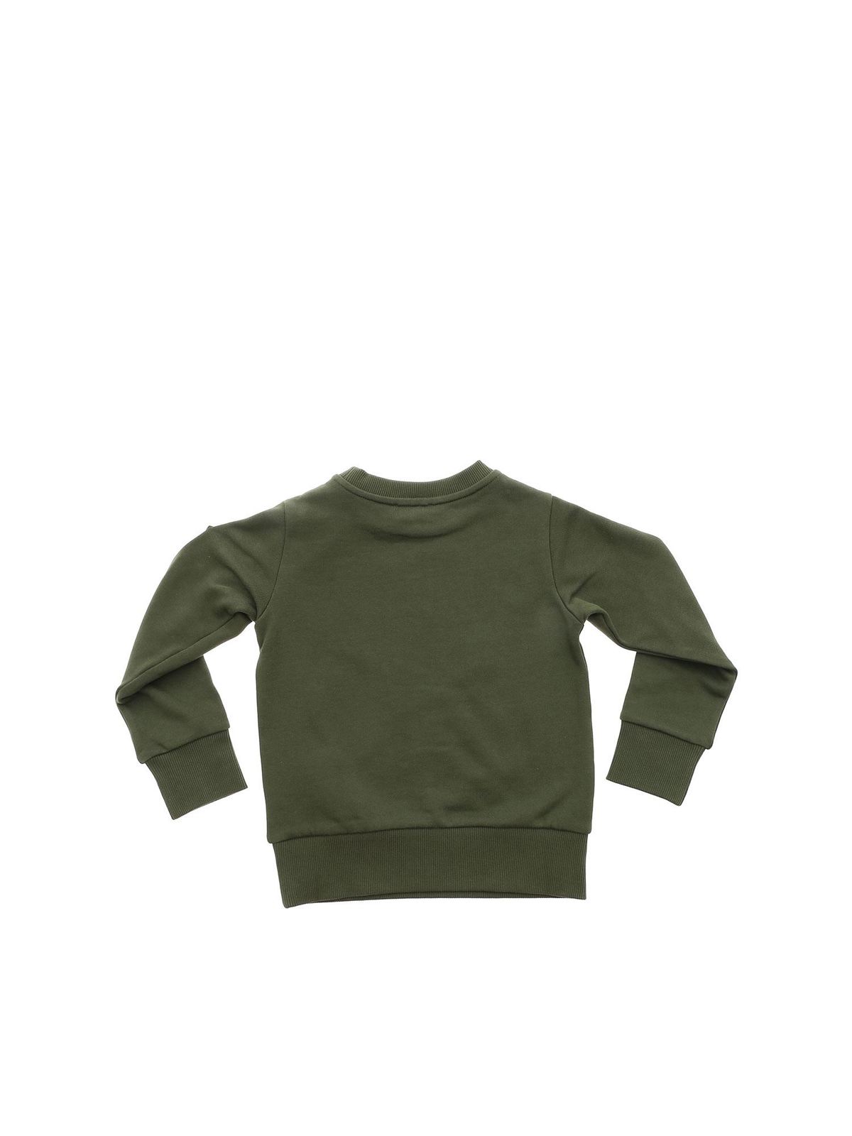 Sweatshirts Sweaters Moncler Jr Green sweatshirt with logo