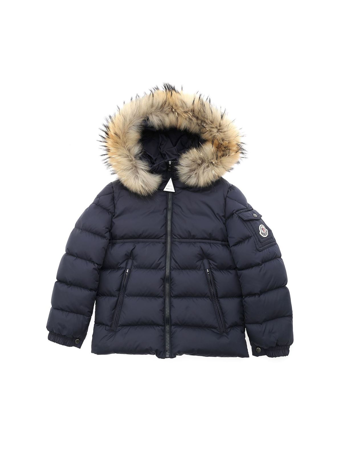 Padded coats Moncler Jr - New Byron down jacket in blue