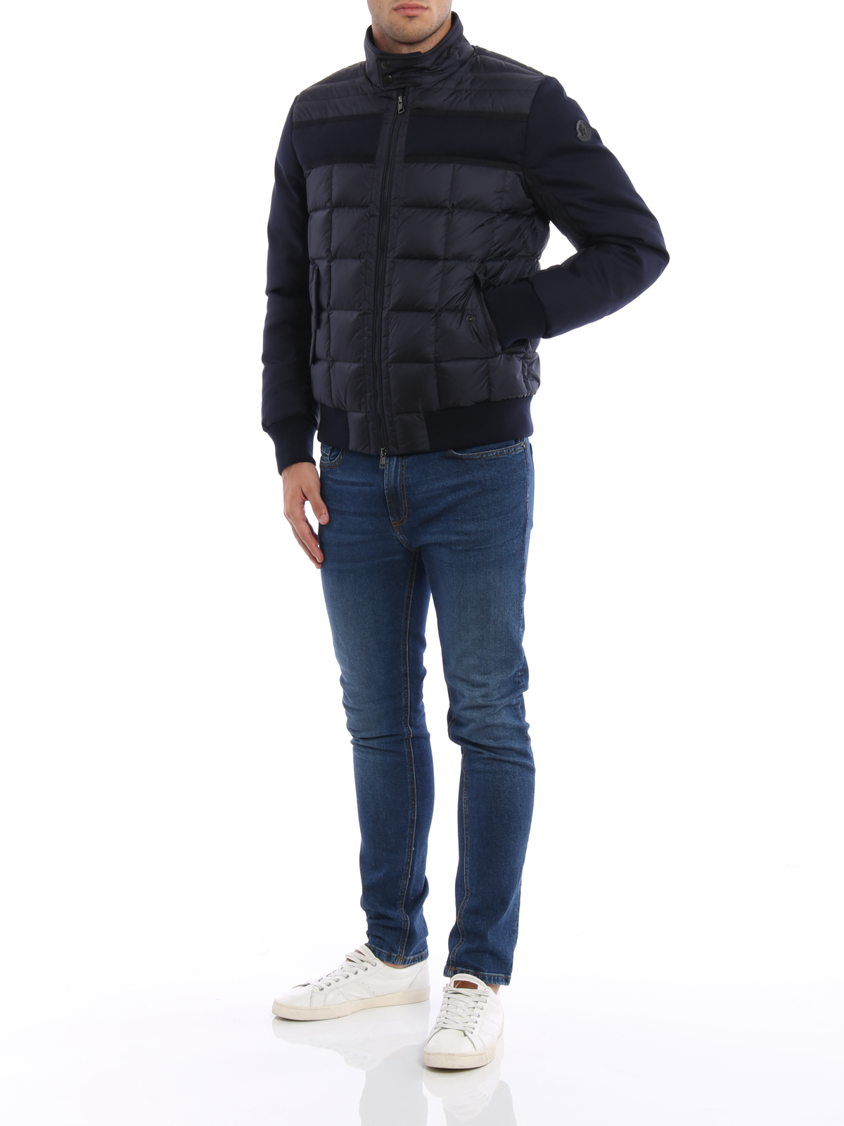 Padded jackets Moncler - Aramis nylon and wool padded jacket