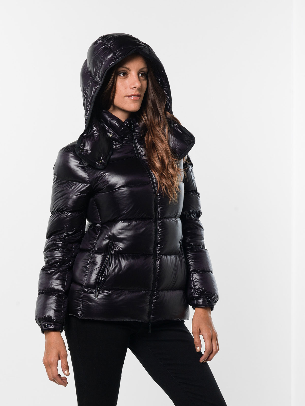 モンクレール　BERRE Dark Blue Berre Short Down Jacket - Short Down Jackets for