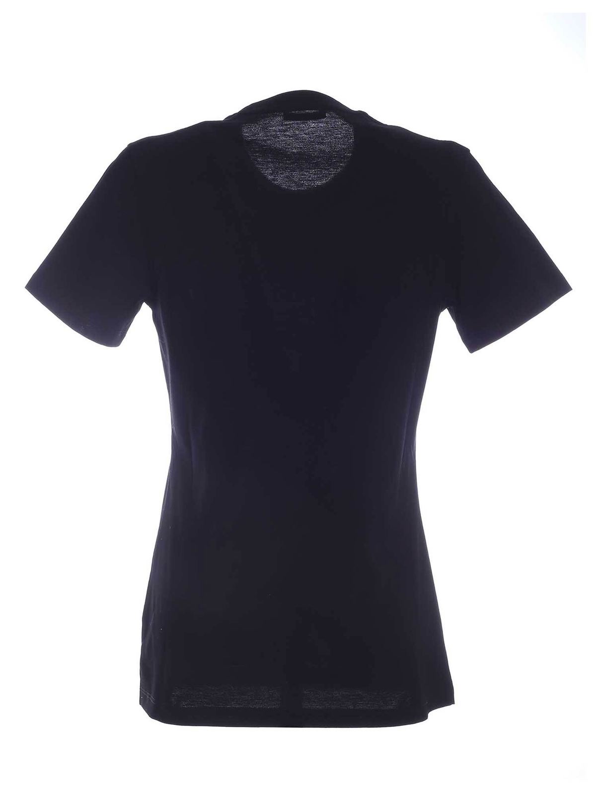 Tシャツ・カットソー MONCLER Rhinestone logo T-shirt Black Moncler rhinestone-logo T-shirt | Black | FARFETCH