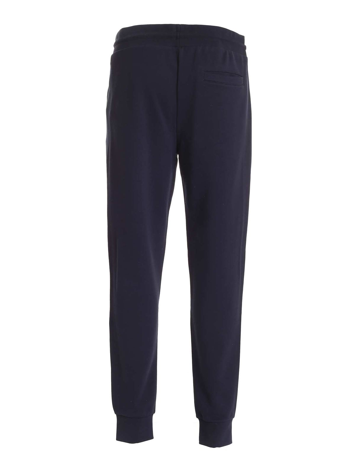 Moncler Logo detail joggers in blue - Blue - Men