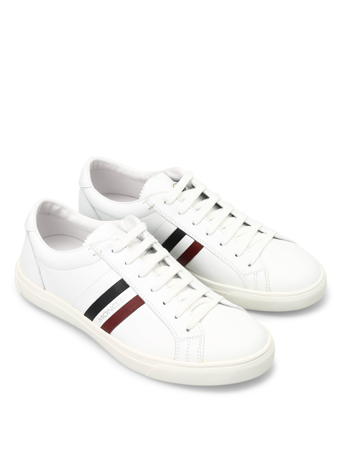 Moncler La Monaco leather sneakers - White|B209A01740007903002