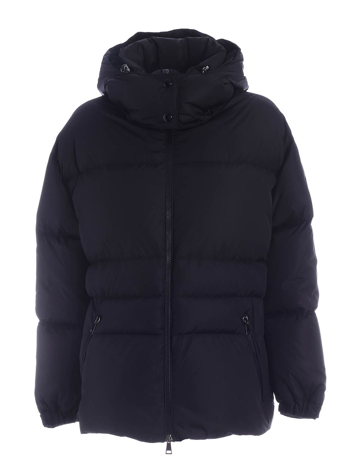 Moncler Tiac down jacket in black featuring hood 1A51V00C0063999