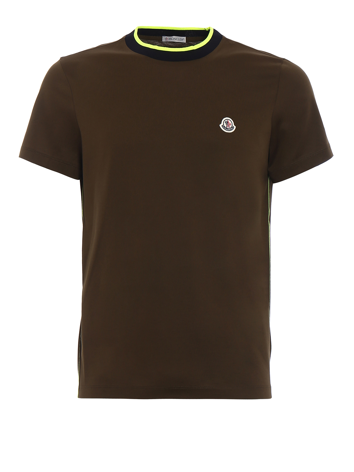 Moncler Tシャツ - ダークグリーン|D09180308008390Y829