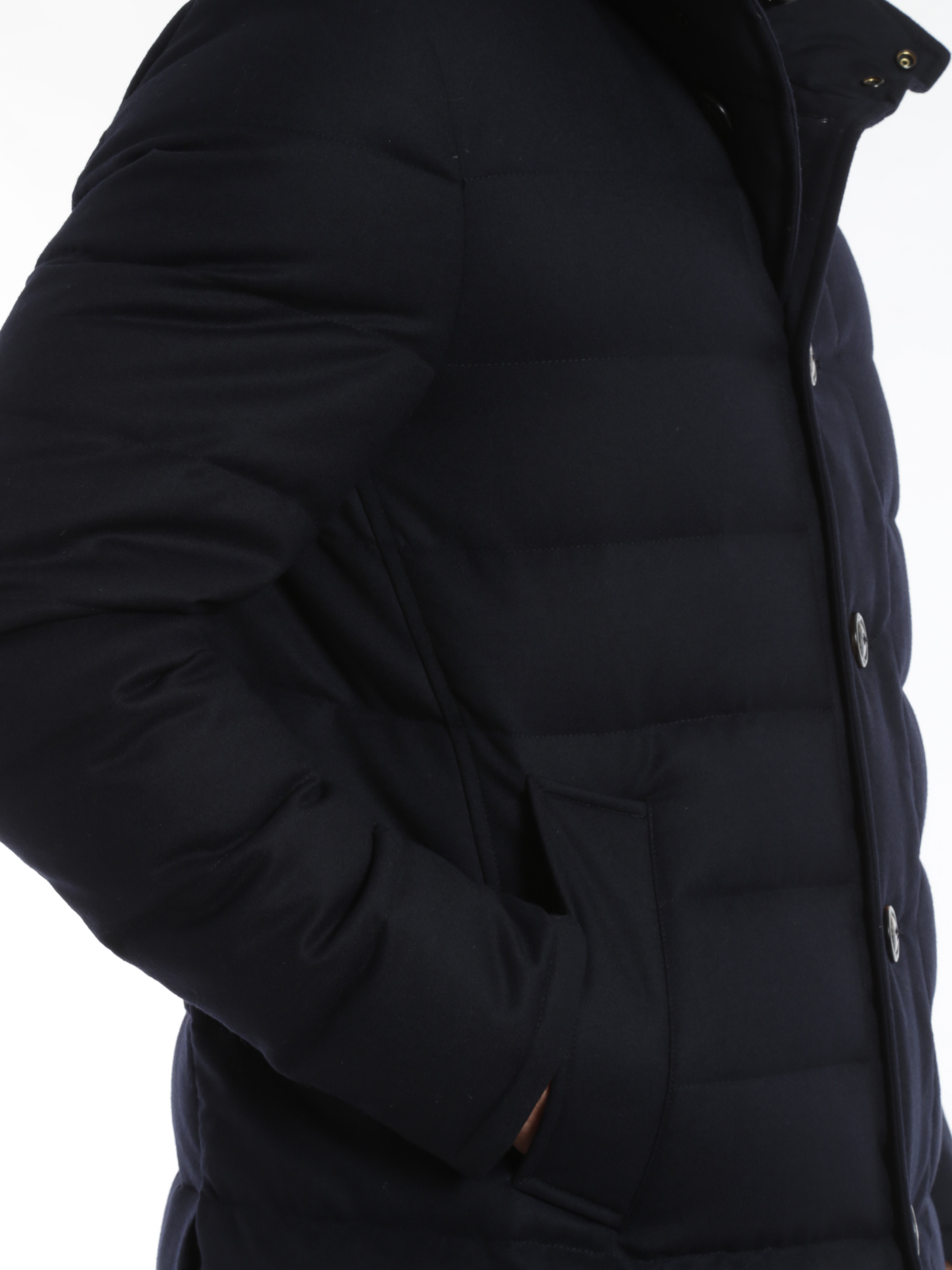 Manteaux rembourr s Moncler Manteau Rembourr Bleu Fonc