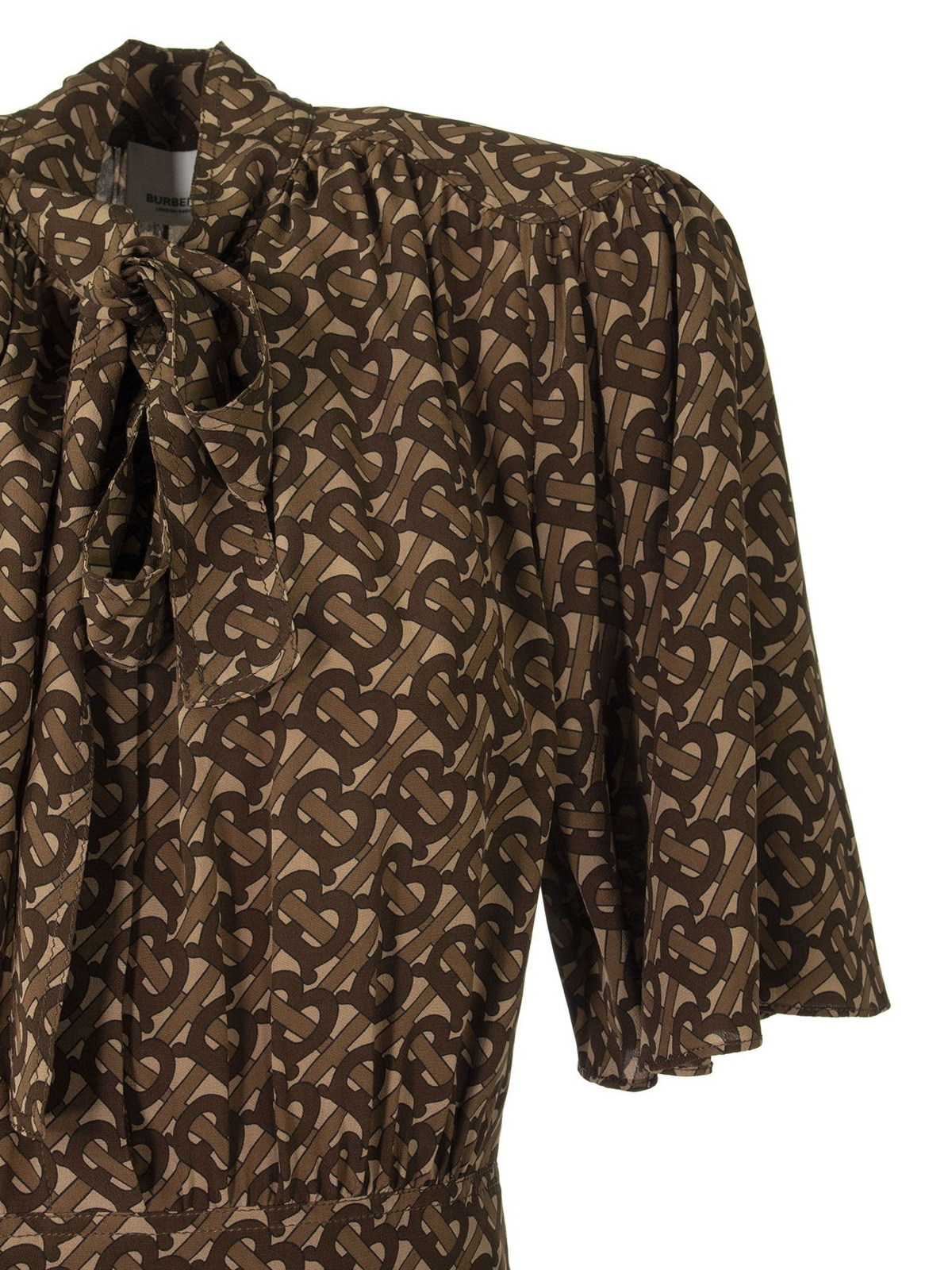 Monogram Silk Blouse