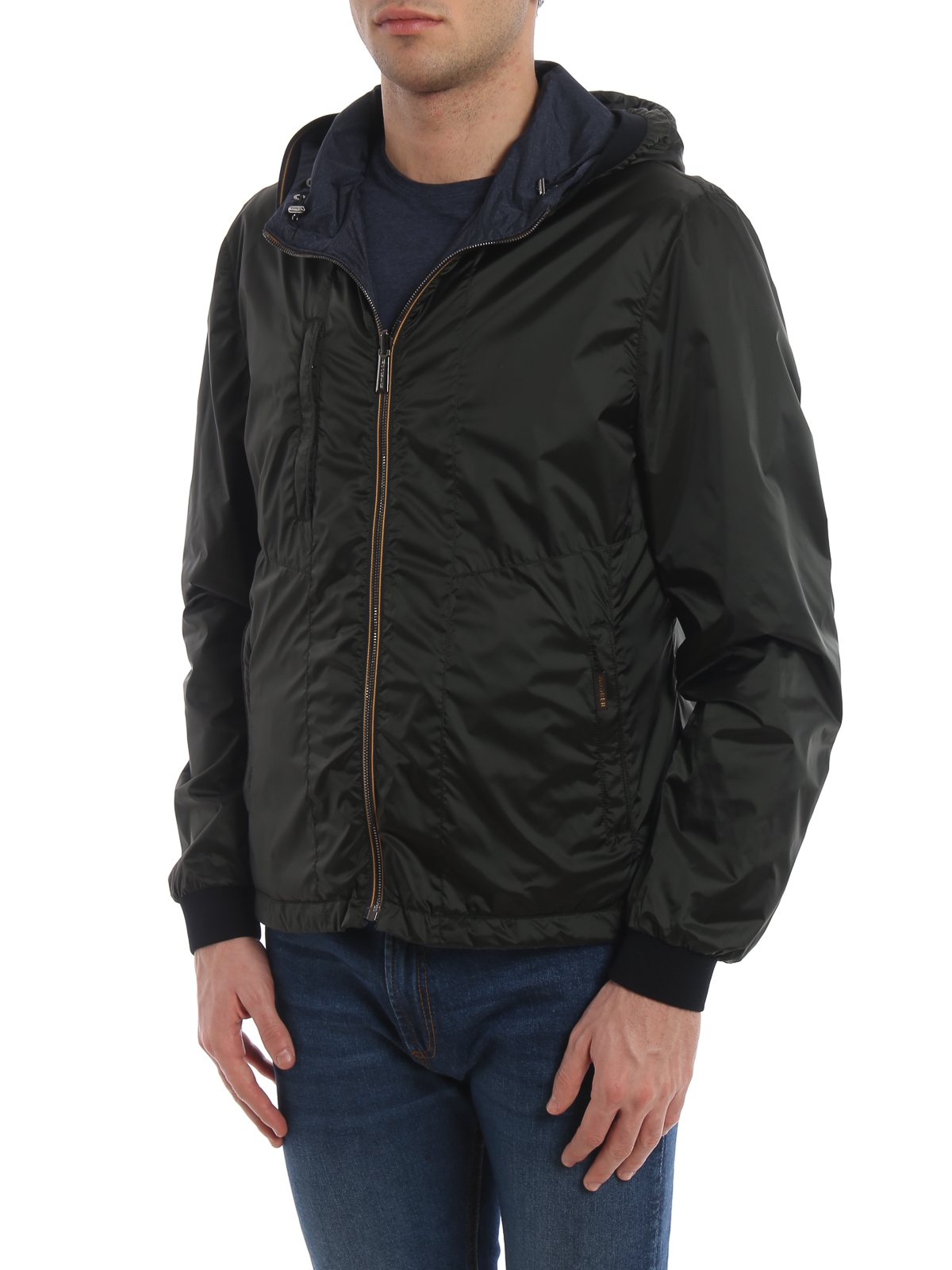 【MOORER】CASUAL JACKET Moorer - Charcoal Gray Field Jacket | Mitchell Stores