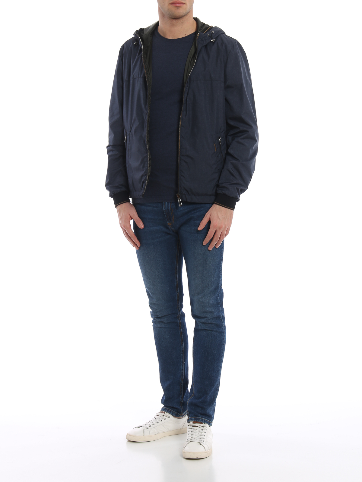 【MOORER】CASUAL JACKET Jacket Boy London Black size L International in Polyester