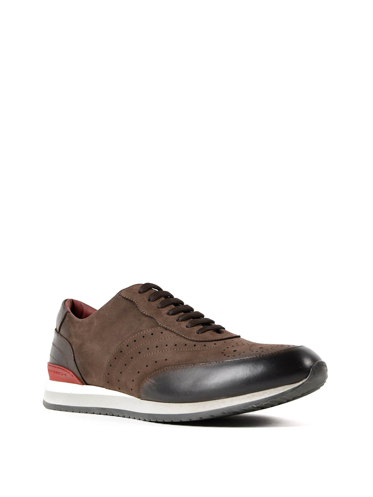 Brown leather Sneaker – Moreschi