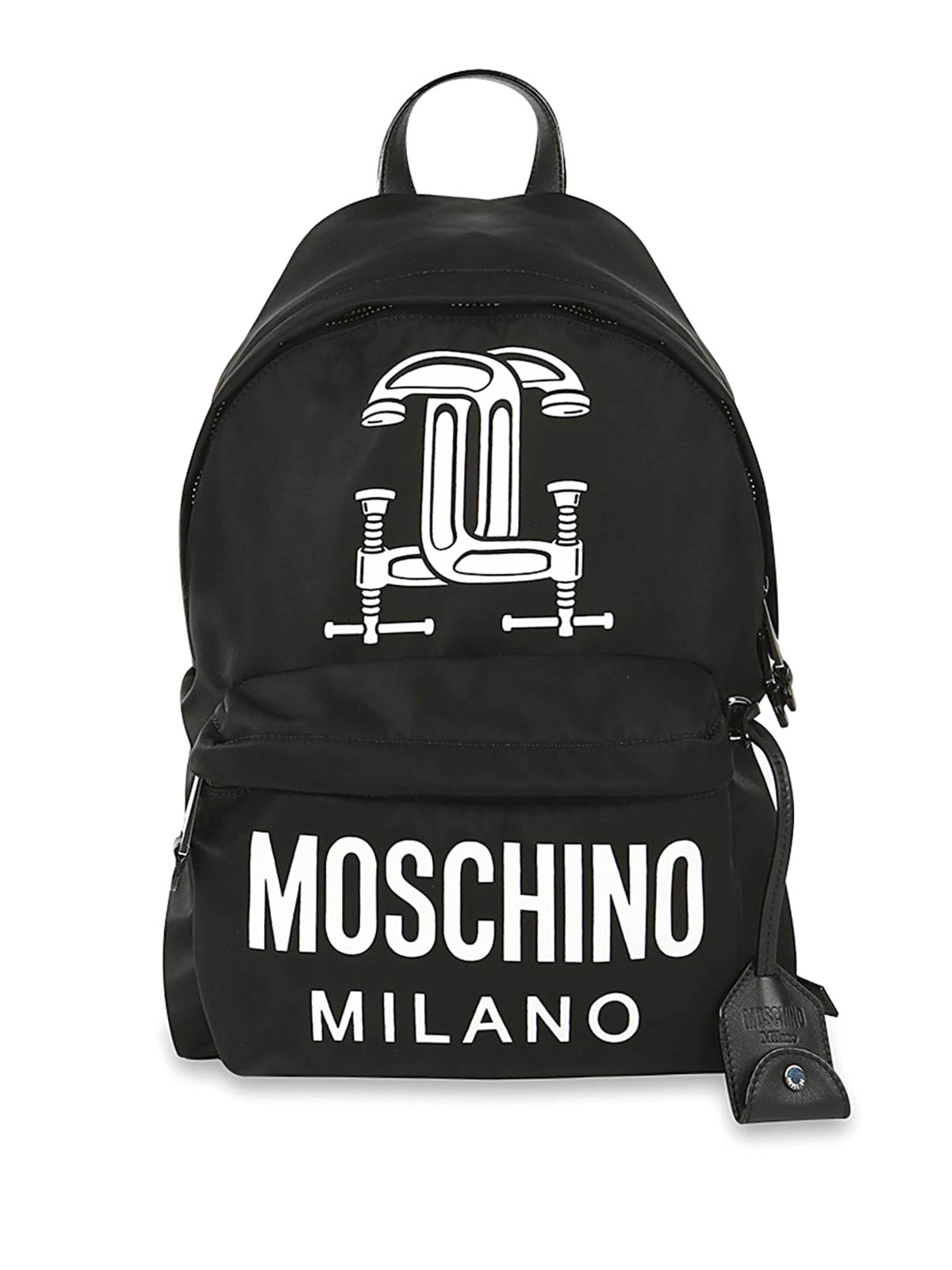 Moschino Milano Backpack Logo Backpack - PureAtlanta.com main image 2