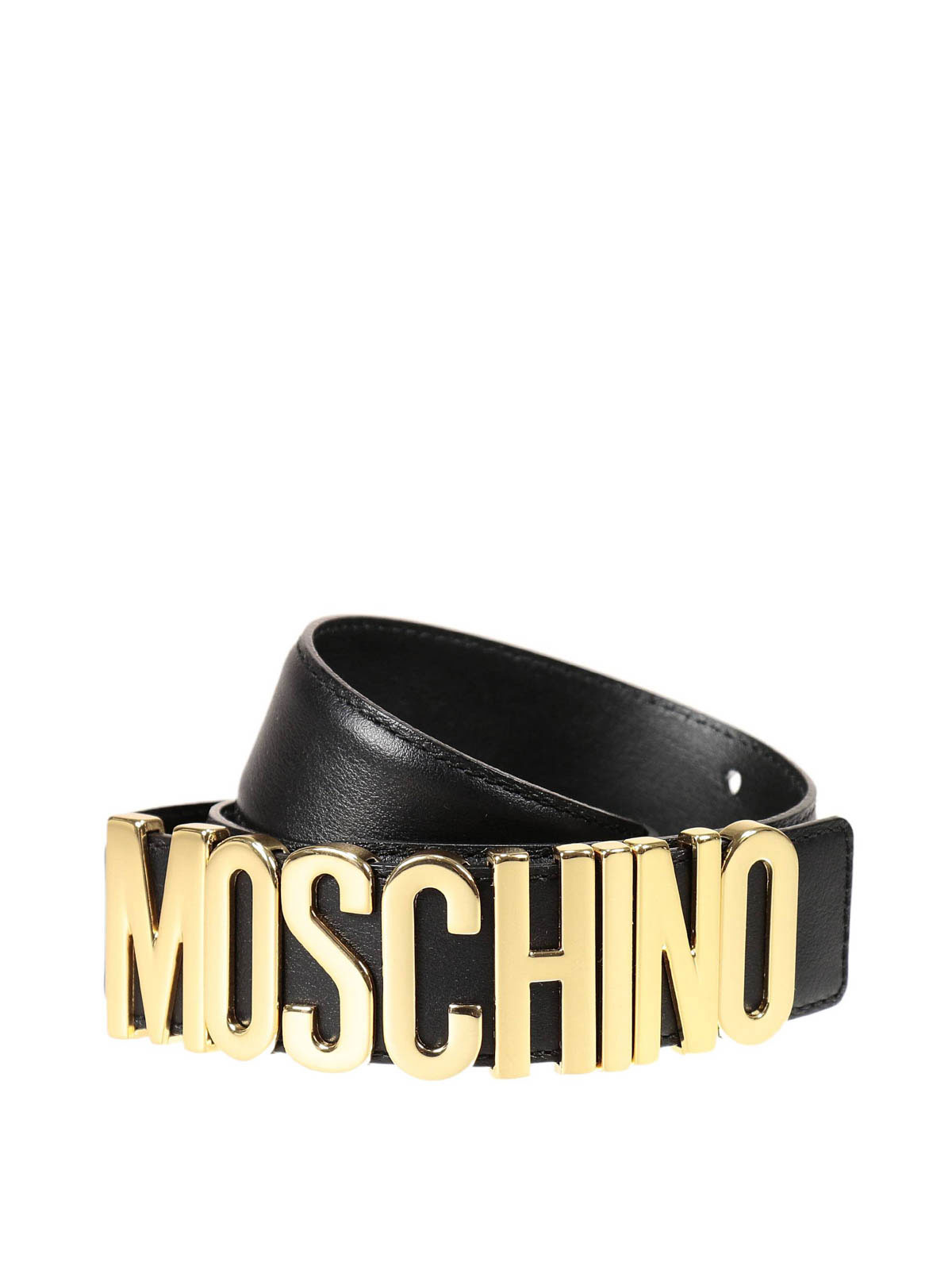 Leather Belts Moschino Ladies Belt Moschino Black Belt With 