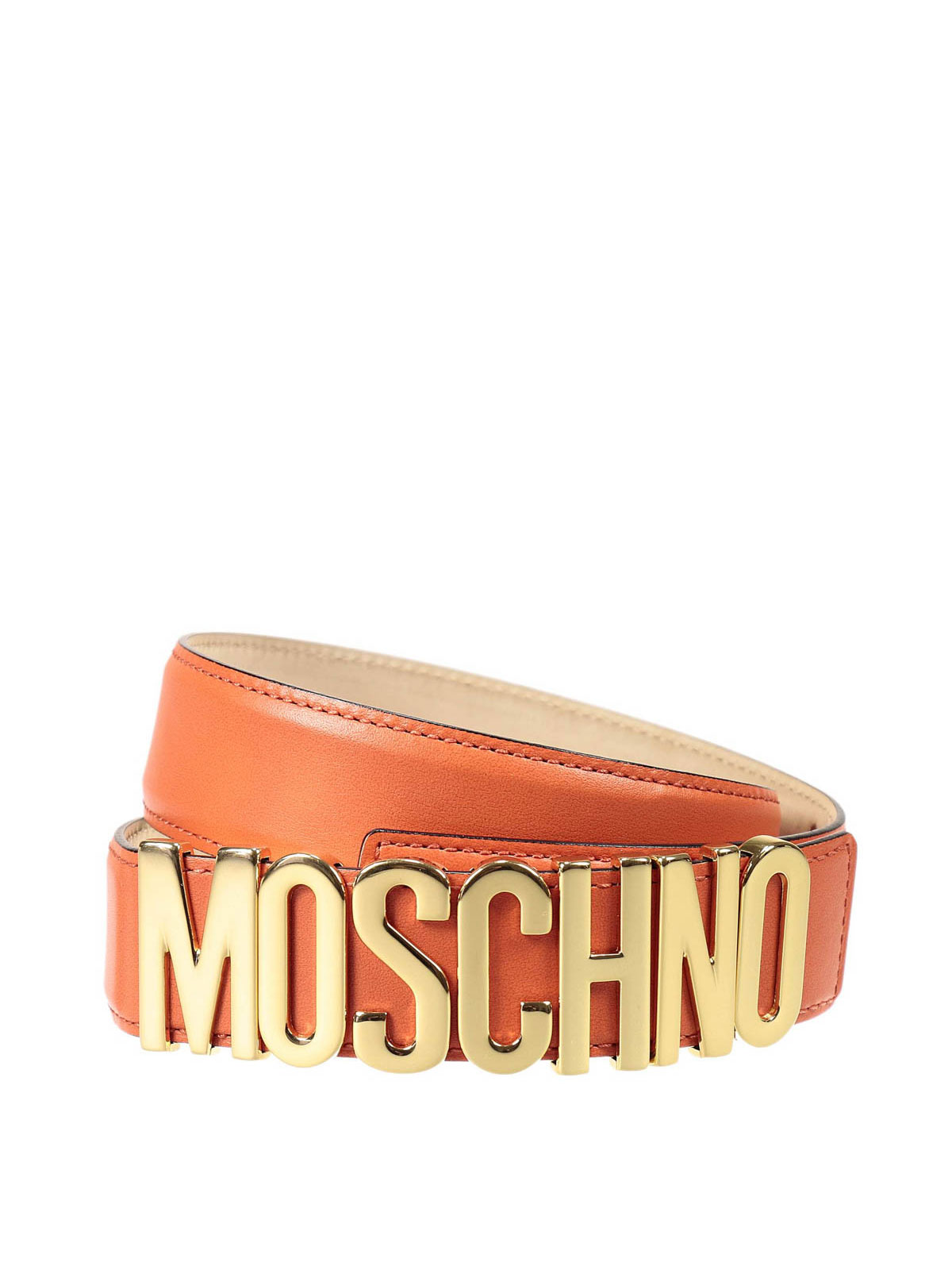 Nice woman moschino belt brand new! Moschino Leather belt - White - Women|800680011 | thebs.com main image 3