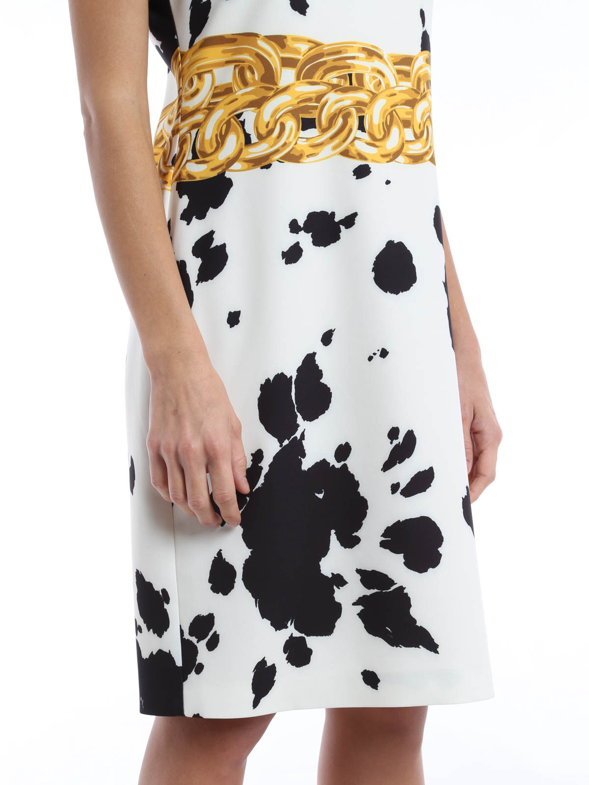 美品★MOSCHINO CHEAP AND CHIC★アニマルプリントスカート Moschino Cheap and Chic Leopard print mini skirt Size 6-8