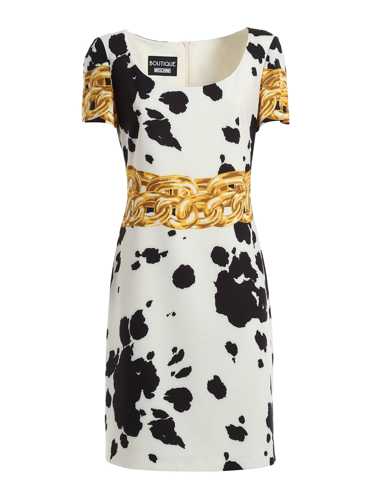 Moschino chain discount print dress