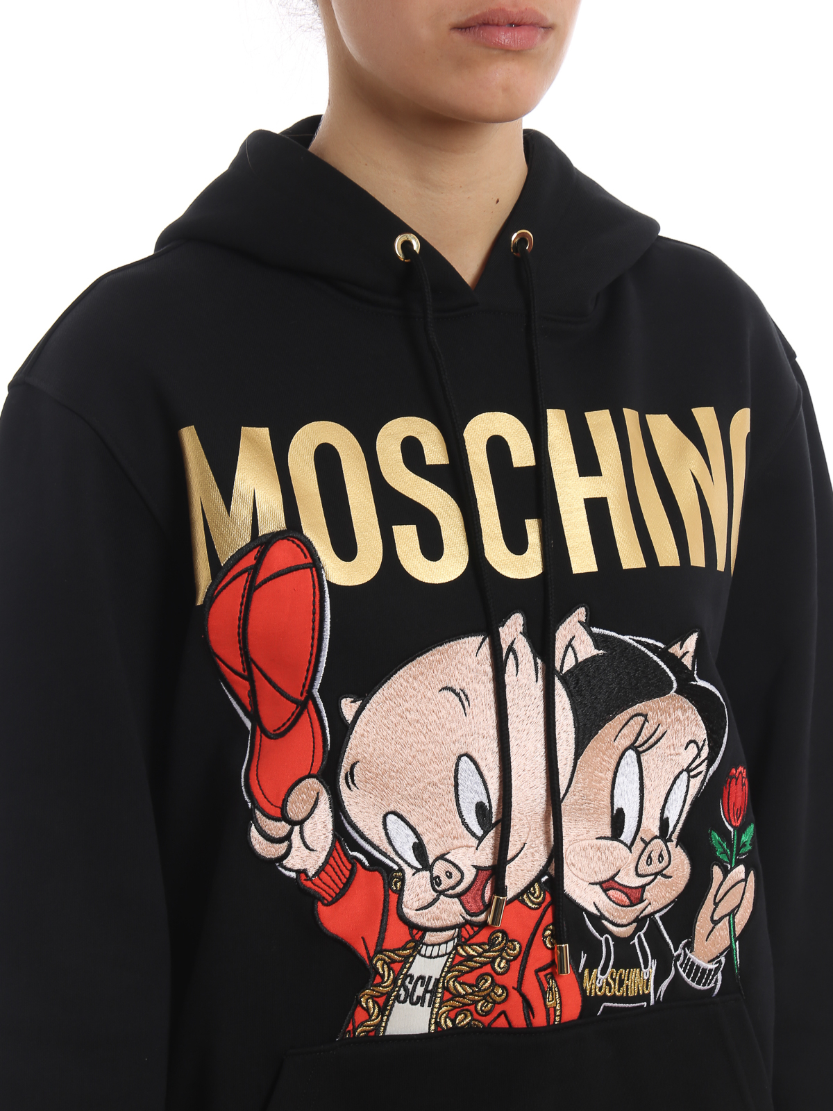 Moschino hoodie discount pig