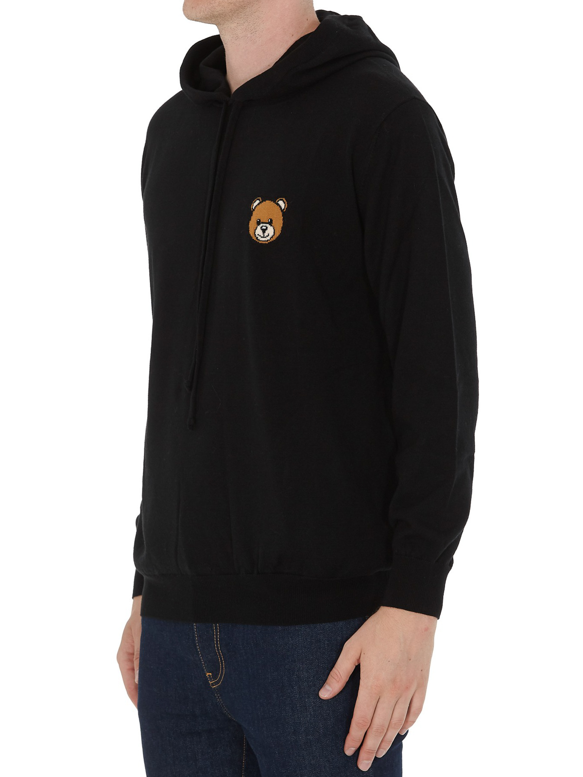 Moschino Cardigan con cappuccio Teddy Bear MUA005