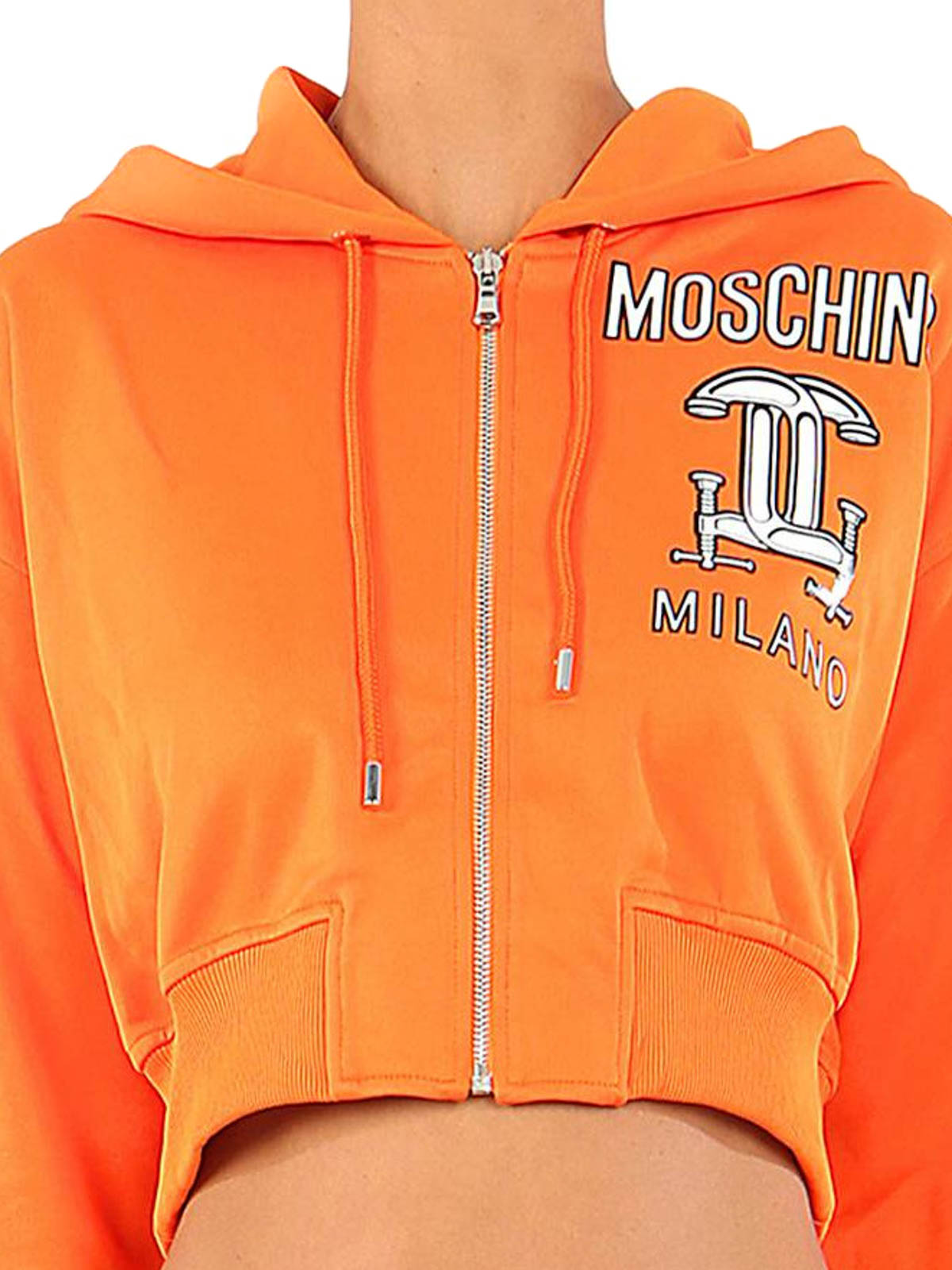 Moschino orange hoodie online