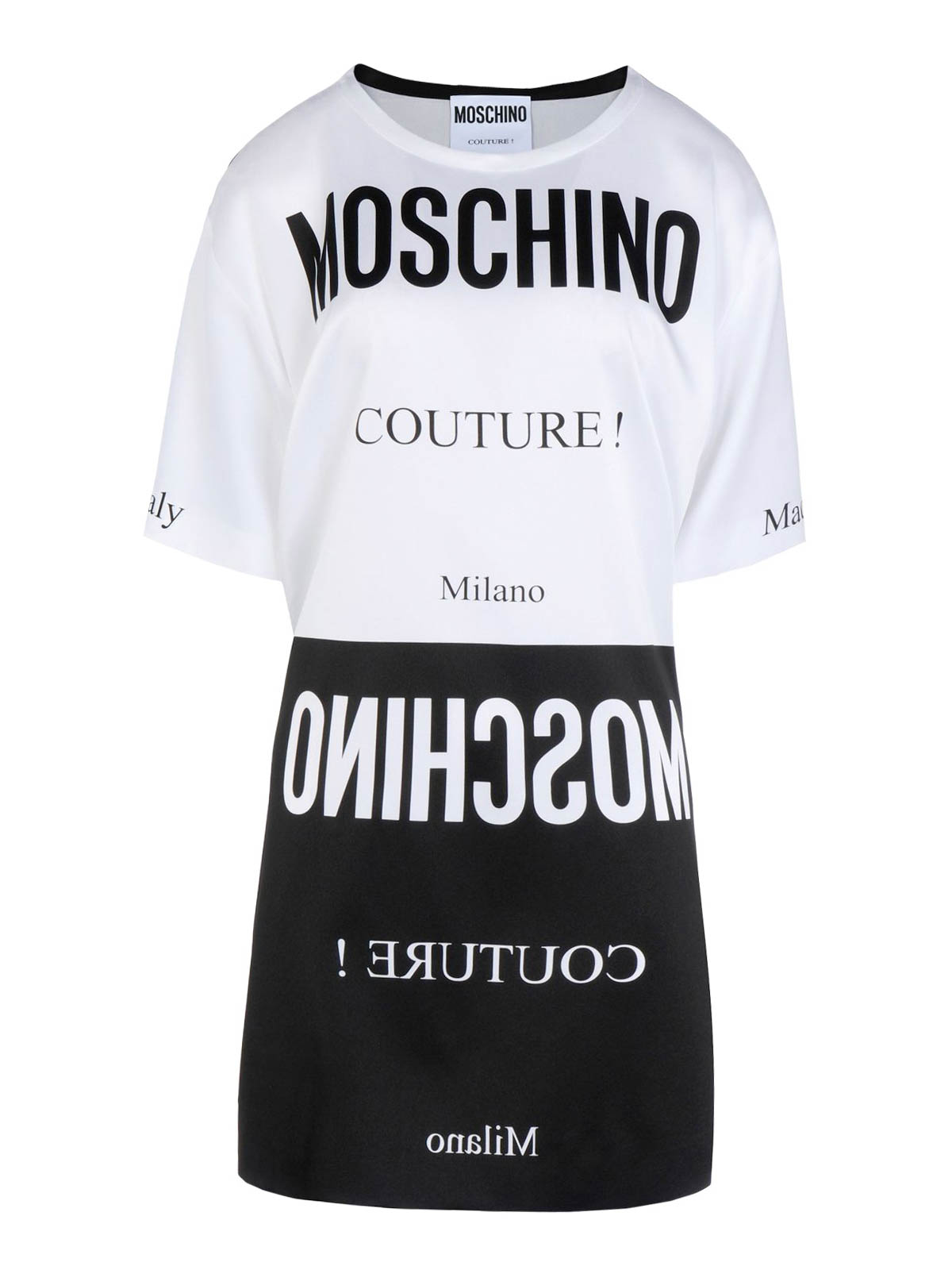 Moschino milano t shirt dress best sale