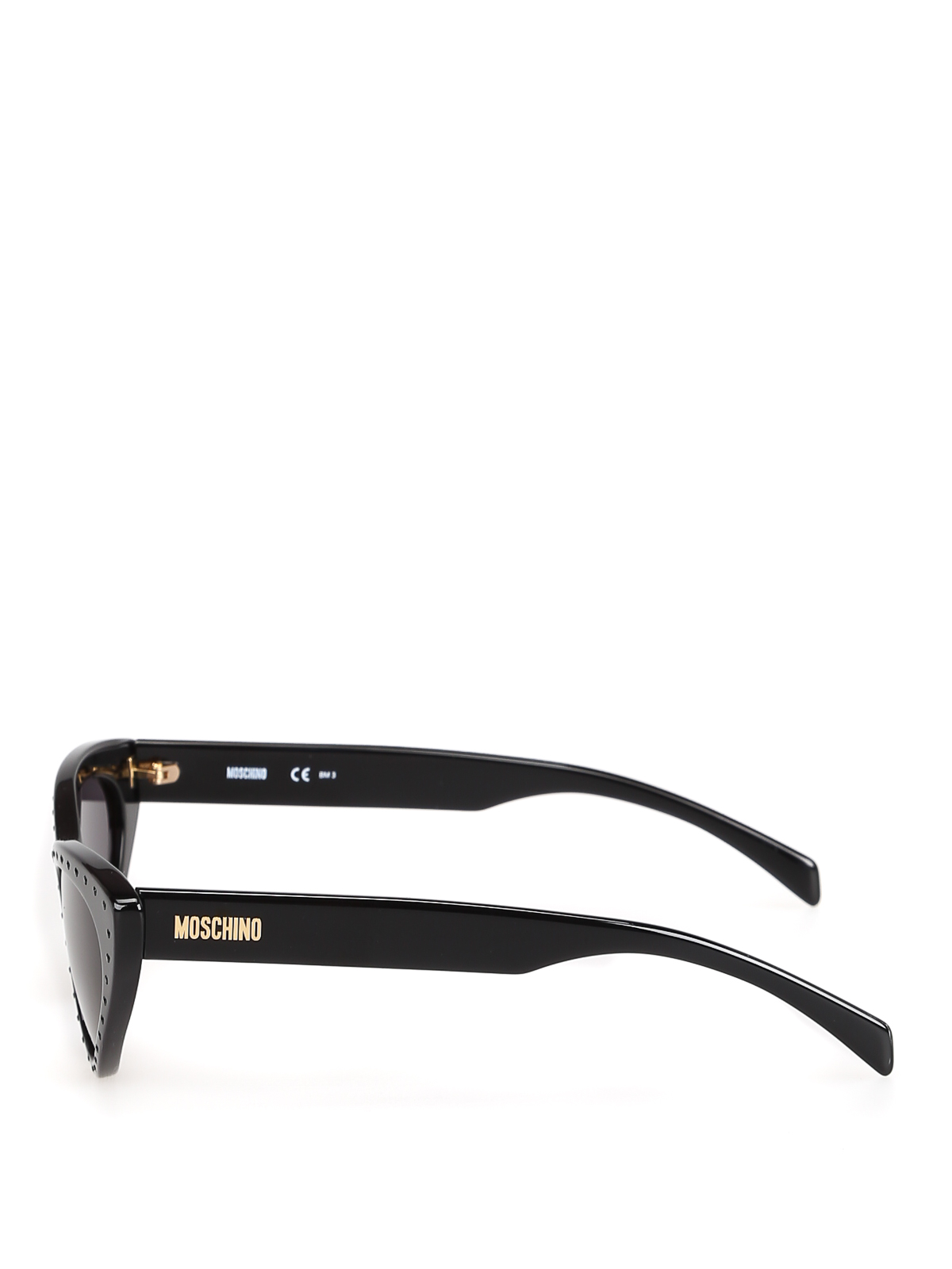Moschino Studded cat-eye sunglasses - Black - Women