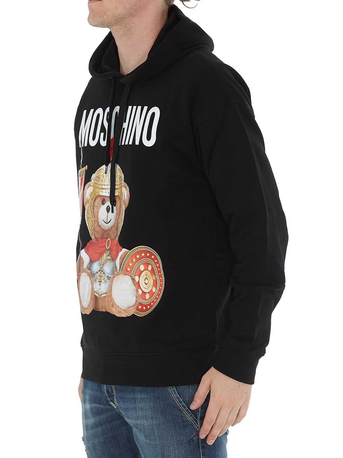 Moschino roman discount teddy bear hoodie