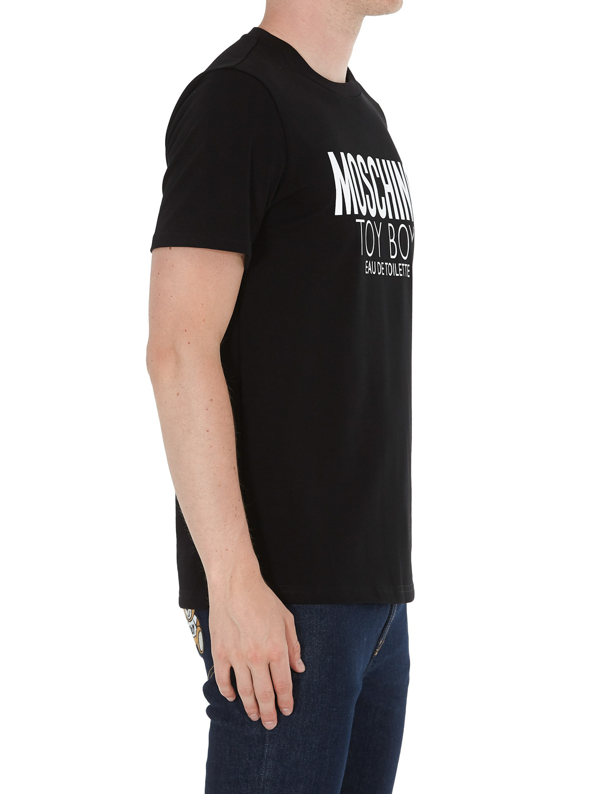 Moschino Toy Boy cotton T-shirt - Black - Men|070370381555