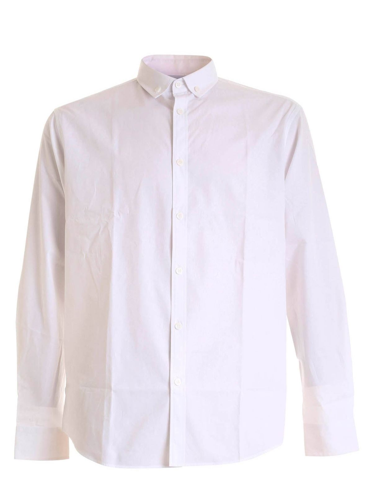 Moschino Maxi Label Shirt In White