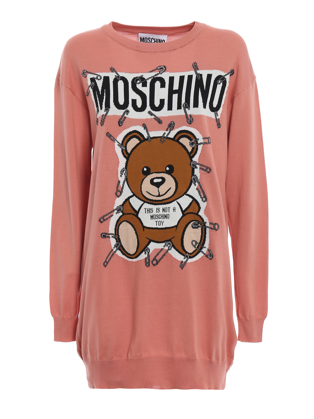 moschino safety pin bear