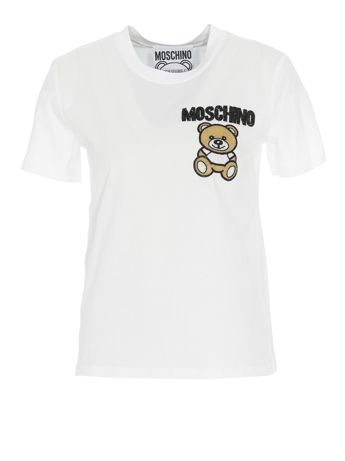 T shirts Moschino Teddy Bear embroidery T shirt 72055408002