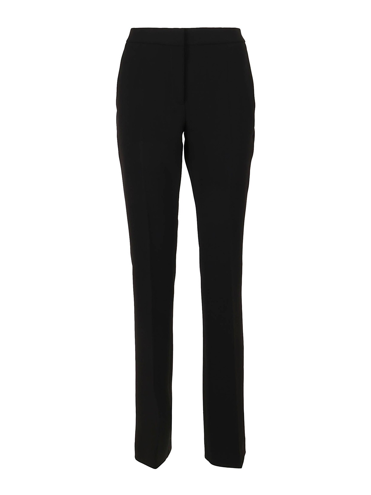 Moschino Tailored Wide-leg Trousers In Negro
